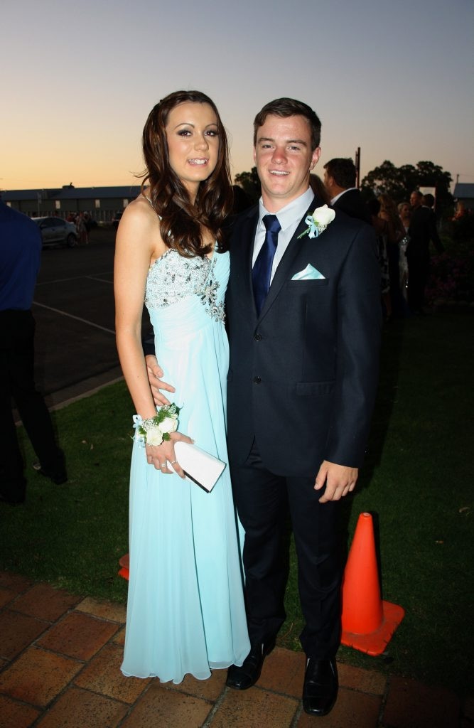 Pittsworth State High School formal 2015 Tamara Miller and Michael Markey . Picture: Photo Contributed