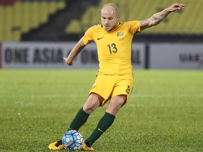 Aaron Mooy dictated play during a strong first hour against the Syrians.