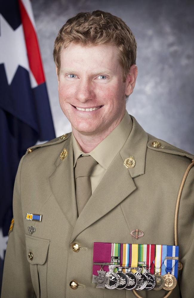 An official portraits for Corporal Daniel Keighran VC. Picture: Lauren Black/Australian Defence Force