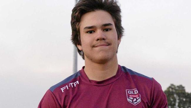 BIG MOMENT: Bundaberg's Trey Hubert will referee the schoolboys' Cowboys Challenge grand final tomorrow night. Picture: Shane Jones