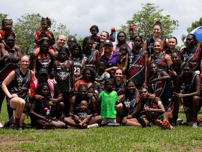 Action shots from NTFL Round 9 at Tiwi, 30 November 2024. Picture: Jack Riddiford / AFLNT Media