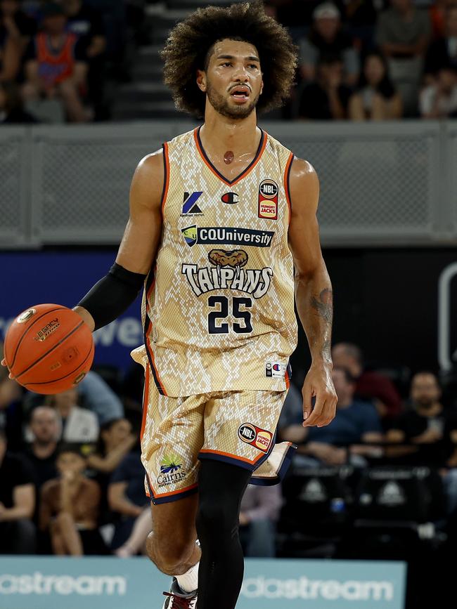 Keanu Pinder is likely to miss the New Year’s Eve clash with the 36ers. (Photo by Jonathan DiMaggio/Getty Images)