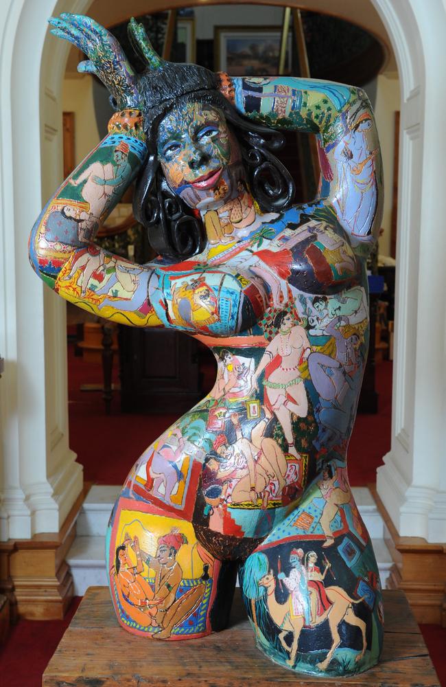 The Tattooed Lady is adorned with images remiscient of the Kama Sutra. Picture: Michael Marschall