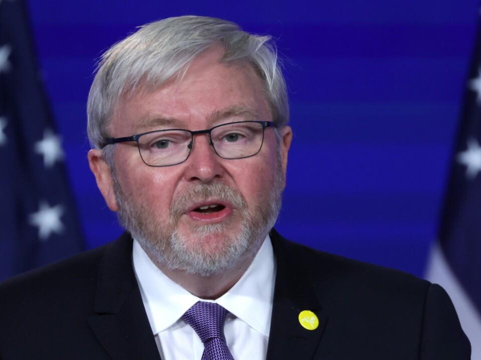 Kevin Rudd stresses importance of ‘deterrence’ amid fear of Taiwan invasion