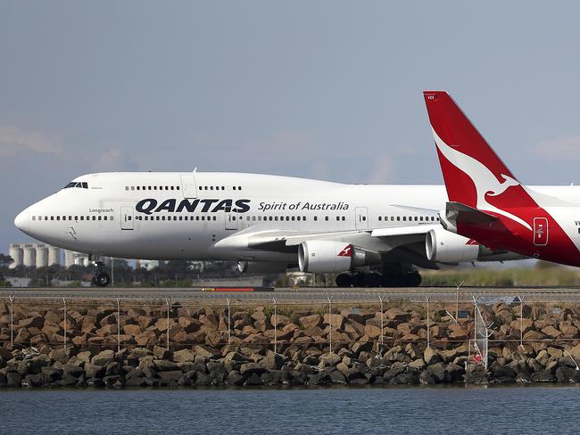 Jobs are being cut at Qantas in a restructure. Picture: Rick Rycroft/AP