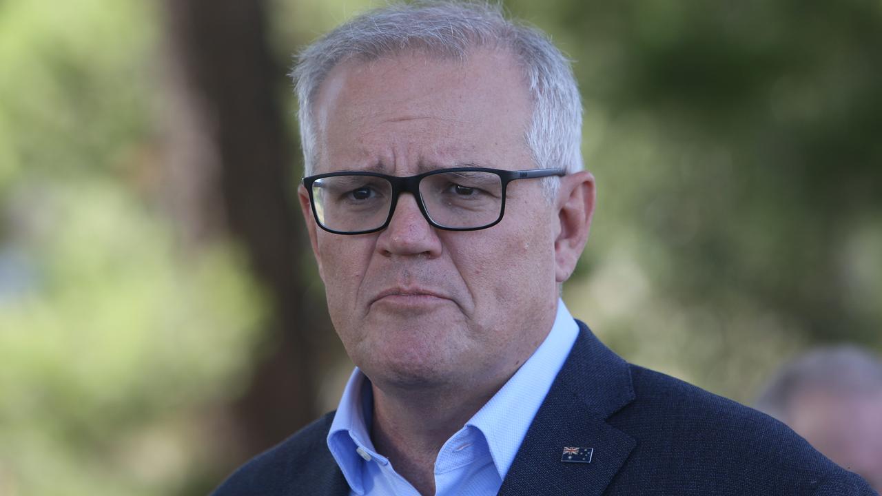 Scott Morrison has tried to spin a stinging by-election result into a positive. Picture: Emma Brasier