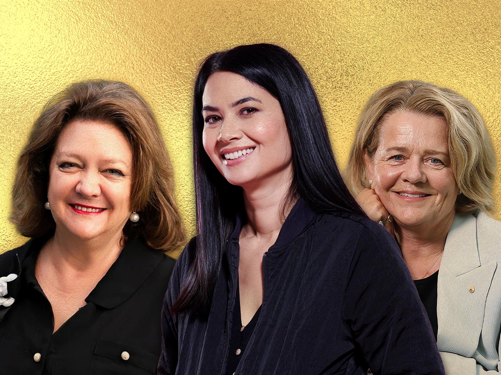 Billionaires Gina Rinehart Nicola Forrest And Melanie Perkins Worth 100bn In Richest 250 The