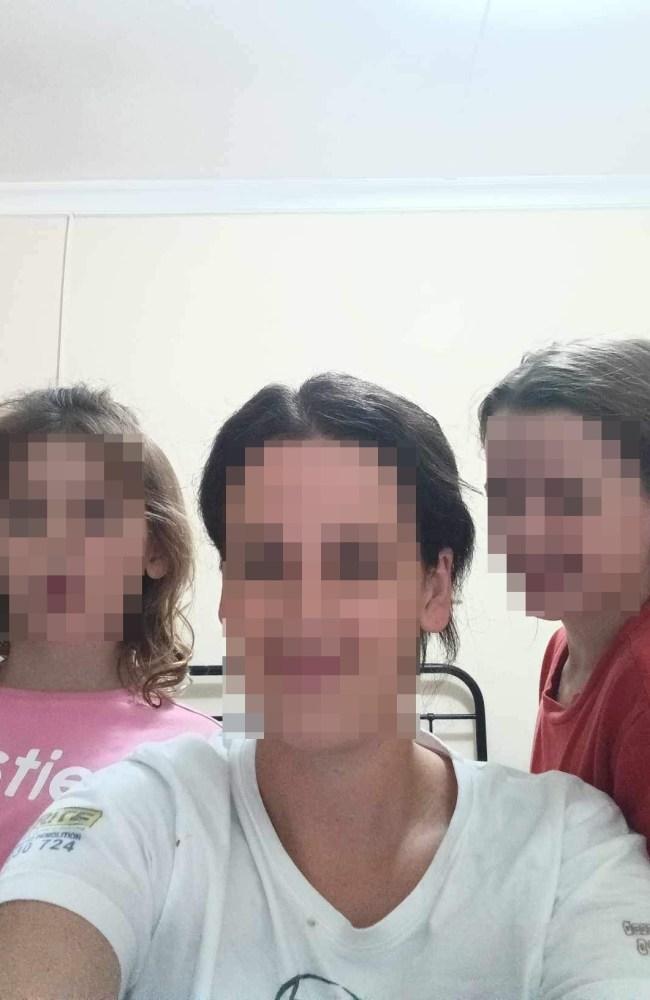 Julie, pictured with two of her children, has been rejected from more than 200 rentals. Picture: Supplied