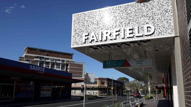 An empty Fairfield city centre during lockdown last month. Picture: Damian Shaw