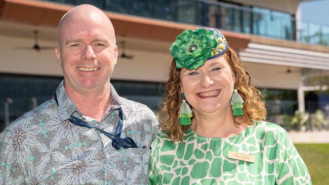 Mick Murray and Donna Murray at the 2023 Darwin Cup Carnival Guineas Day. Picture: Pema Tamang Pakhrin