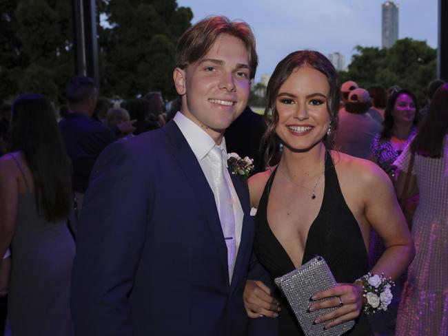Jack Wilson and Lani Stasiakowski at the Coomera Anglican College Formal at HOTA. Picture: Marcelo Lang.