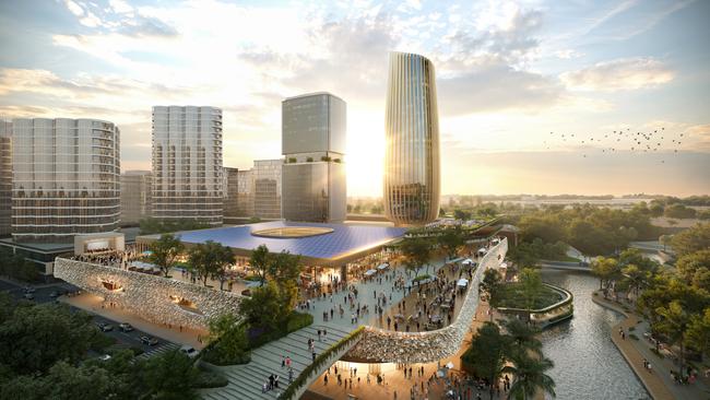 Artist's impressions of the Brisbane 2032 Horizon Centre. Source: Walker Corporation.