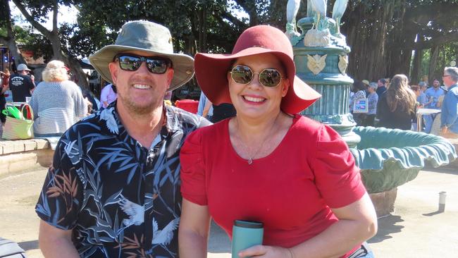 Jason and Dannielle Dally at the Relish Food & Wine Festival.