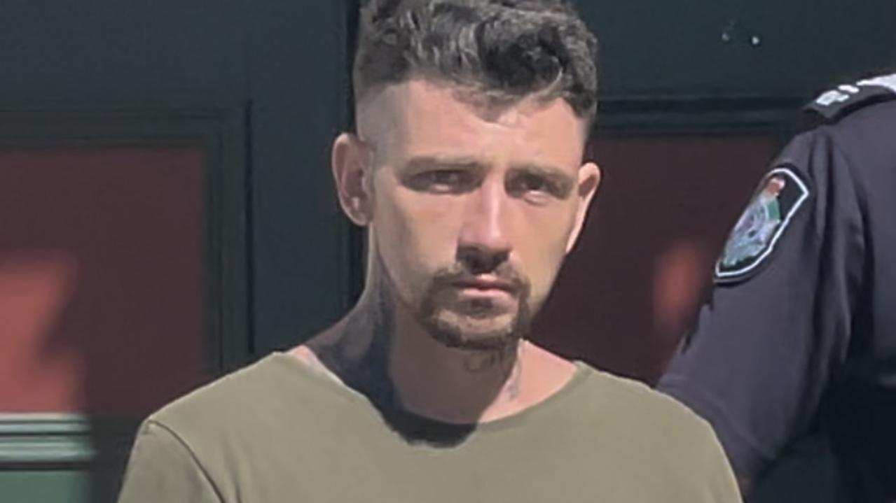 Cameron Laurie Brown, 26, faced Gympie District Court after he threatened, kicked and choked his partner of four years in the tarage of their Gympie home on Wednesday, January 17, 2024.