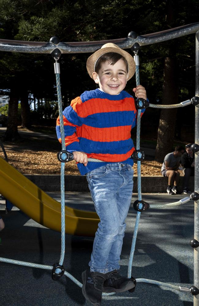 Manuel Stocchi, 5, at CronullaFest at Cronulla on the 09/09/2023. Picture: Daily Telegraph/ Monique Harmer