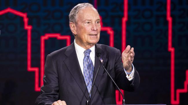 Michael Bloomberg has poured $520m of his own wealth into his campaign. Picture: AFP