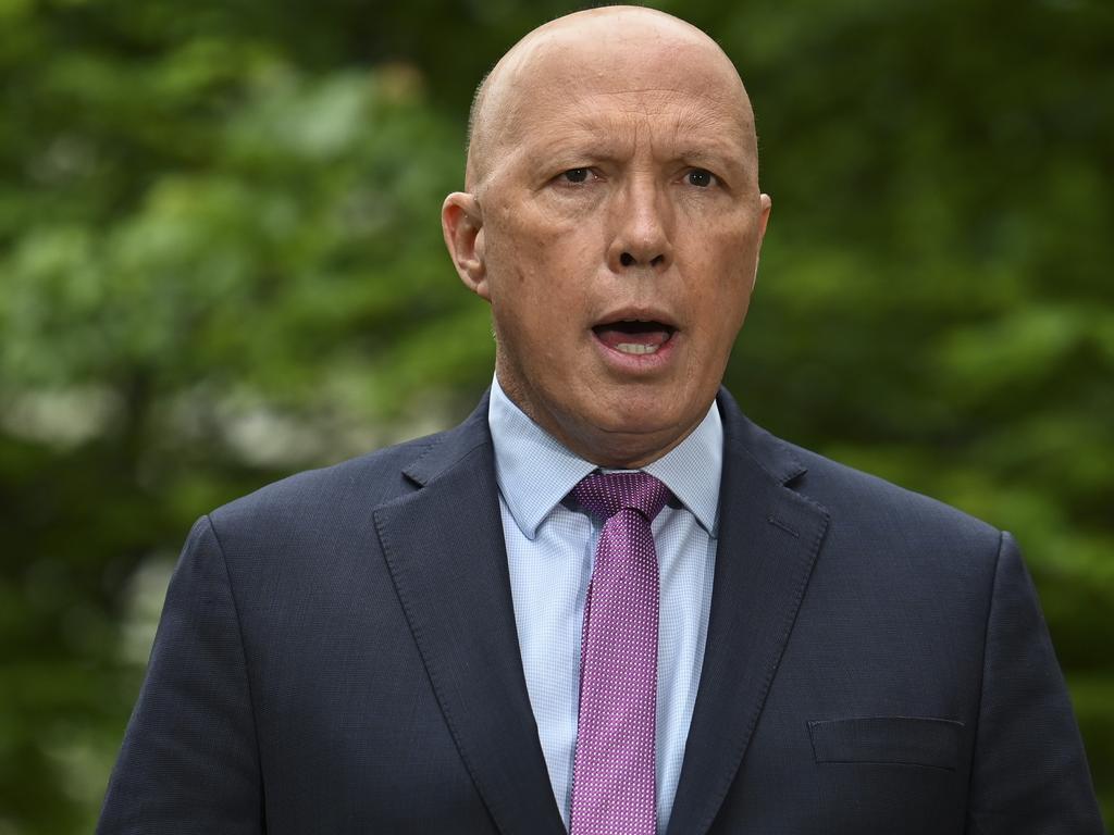 Peter Dutton didn’t support the Voice to Parliament. Picture: NCA NewsWire / Martin Ollman