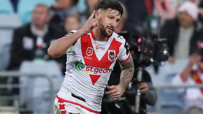 Gareth Widdop’s potential Dragons move has hit a hurdle. Picture: Brett Costello