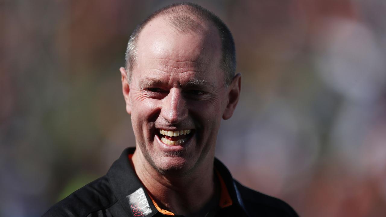 Michael Maguire was a happy man after their last-minute win against the Broncos. (Photo: Matt King/Getty Images)