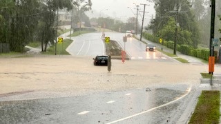 An abandoned car at Galleon Way, Currumbin Waters. Picture: Danielle Bower.