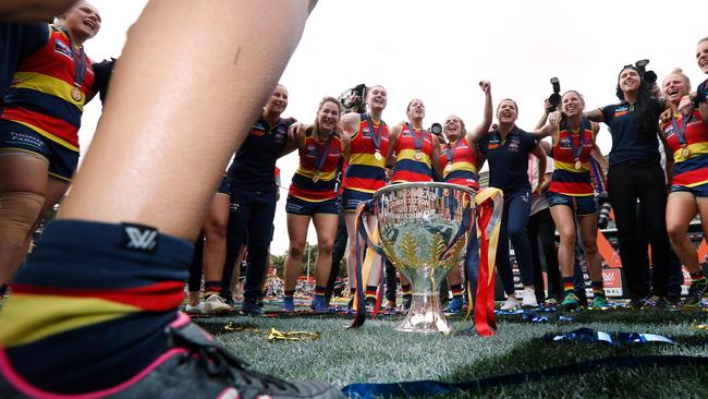 AFLW players have voted against a proposed collective bargaining agreement. Picture: AFL Photos