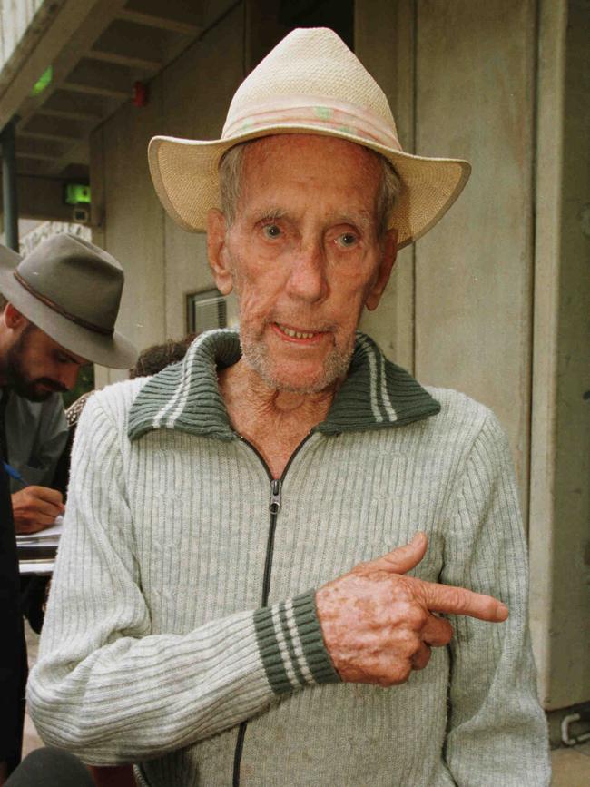 He was put on trial for the rape-murder of Mackay sisters Judith, 7, and Susan, 5, in Townsville in 1970, which a hung jury freed him over. Picture: Laird Cameron