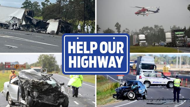 Bruce HIghway crash art