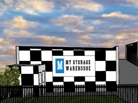 An artist's impression of the proposed storage development.