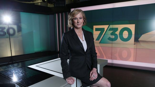 Angered... Journalist Leigh Sales.