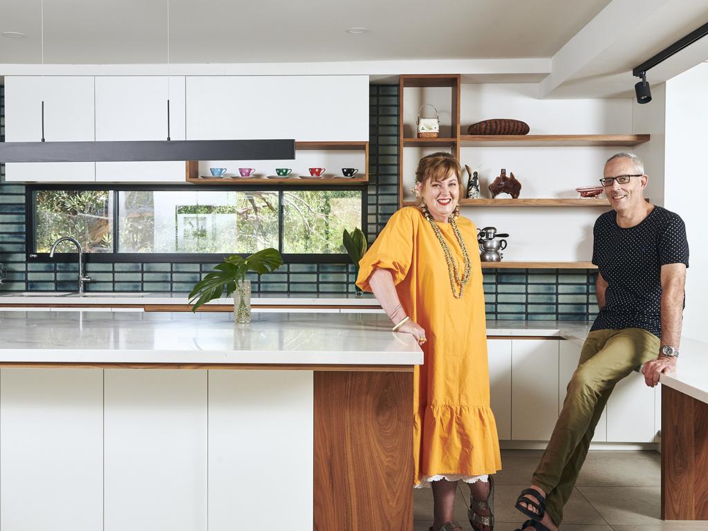 ‘We love it.’ Tracey and Paul Ashcroft at their Rosebud house. Picture: Eugene Hyland