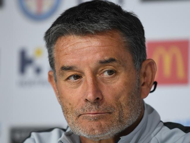 Melbourne City FC's W-League Head Coach Rado Vidosic is seen at City Football Academy in Melbourne, Friday, October 26, 2018. (AAP Image/Julian Smith) NO ARCHIVING