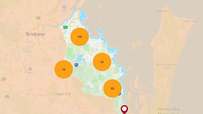 A state government transport survey for Redland does not include the southern Moreton Bay islands or North Stradbroke Island.