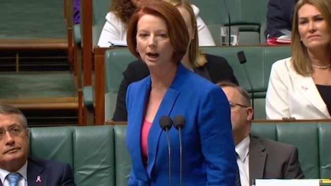 Colleagues calling Abbott worse than misogynist now: Gillard