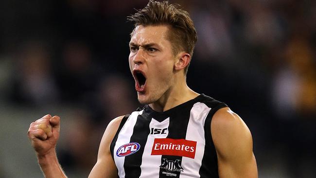 Darcy Moore is one of Collingwood’s best young players. Picture: Michael Klein