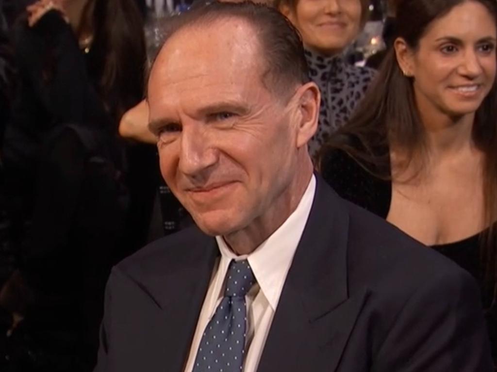 Handler’s Ralph Fiennes gag was the best of the night.