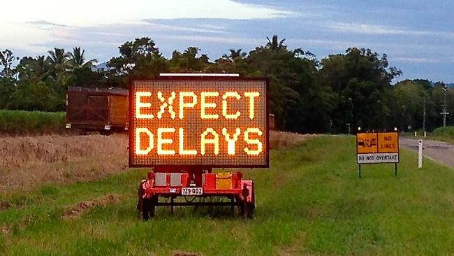 Roadworks are expected to cause delays for motorists with the Department of Transport and Main Roads urging motorists to plan their journey ahead of time.