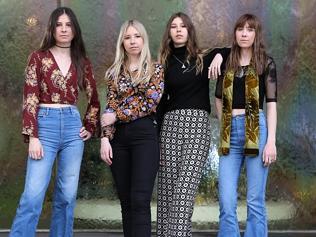 Four sisters from the band Stonefield, Hannah, Amy, Sarah and Holly Findlay,