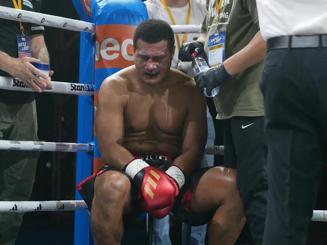 Nepote Dawadawa at the Battle of the Reef fight night at the Townsville Entertainment and Convention centre, October 7 2023. Picture: Blair Jackson.