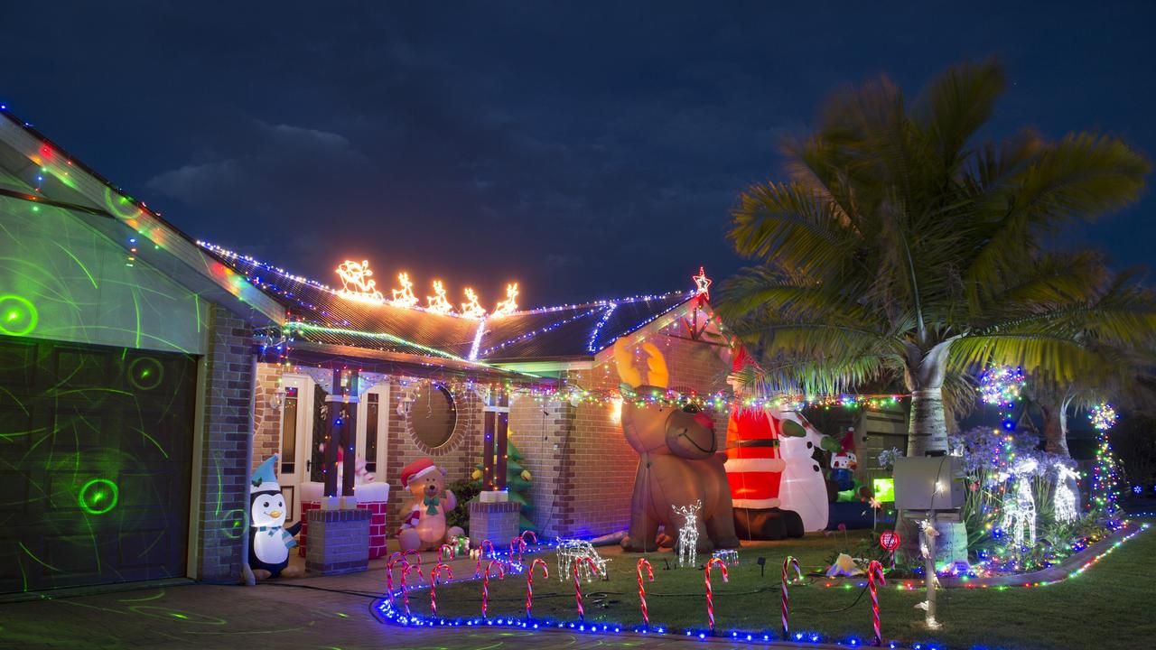 Jason Eade has entered his family's Prime Minister Dr home in the first time entered category of Toowoomba Christmas Lights Competition, Friday, December 11, 2015. Photo Kevin Farmer / The Chronicle