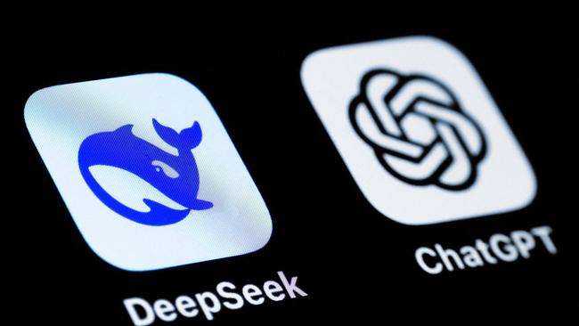 Deep Seek has been banned by a number of territories and organisations. (Photo by JOEL SAGET / AFP)