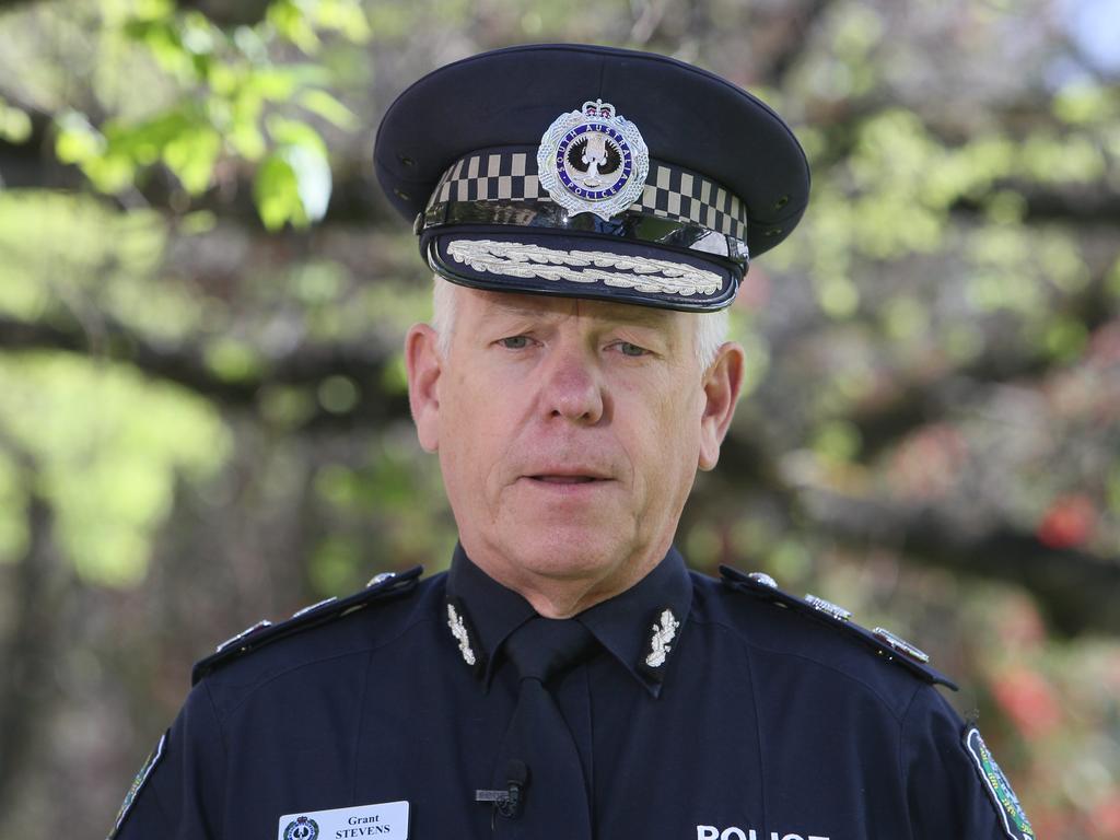 Commissioner of the South Australian Police Grant Stevens. Picture NCA NewsWire / Emma Brasier