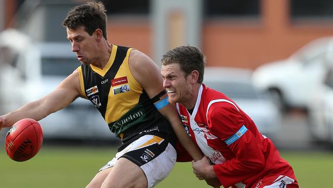 Kyneton could be playing its last match in the Bendigo league on Saturday. Picture: Yuri Kouzmin