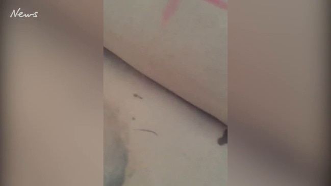 A mum figured out a way to remove her toddler's naughty lipstick art from her couch.