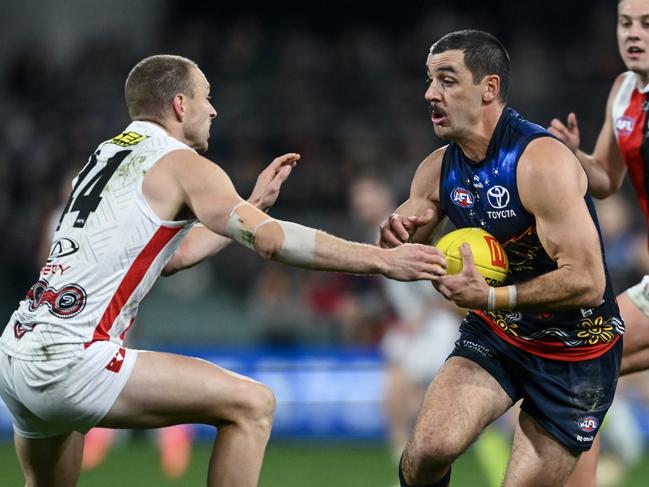 Taylor Walker said this week it was unlikely four talls would play in the same Crows side. Picture: Mark Brake/Getty Images