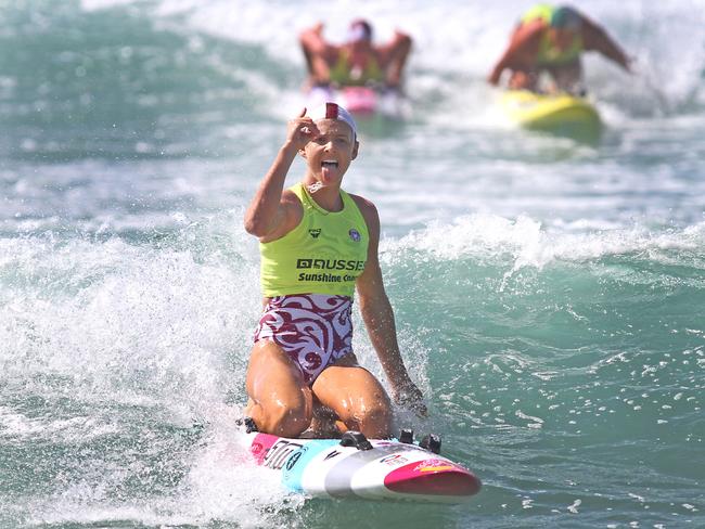 Noosa Heads athlete Jordan Mercer won gold in the women's board last time the Aussies were held on the Sunshine Coast in 2016. PHOTO: HarvPix.