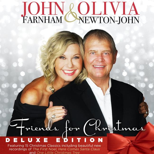 John Farnham and Olivia Newton-John album Friends for Christmas is likely to feature in the charts this festive season. Picture: Sony Music Australia.