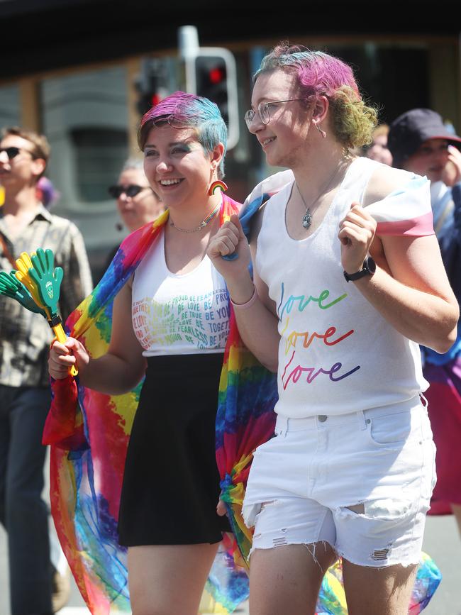 TasPride Festival Parade 2023 in Hobart. Picture: Nikki Davis-Jones