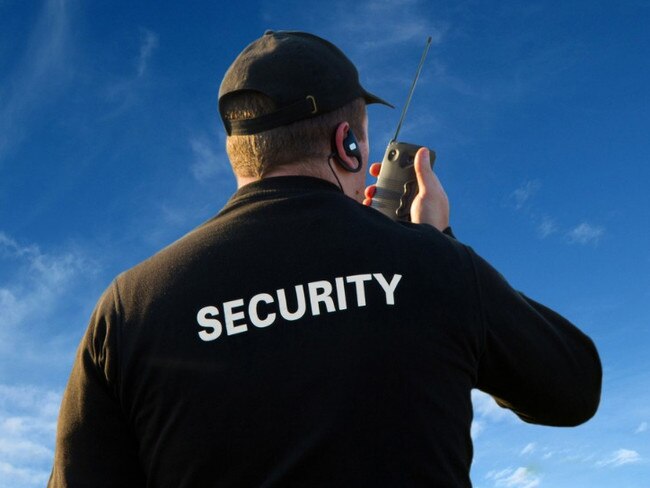 Generic security guard. Picture: iStock