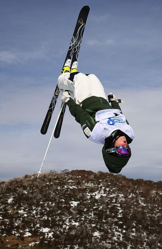 Britt Cox competing at Perisher last year. Pic: Getty