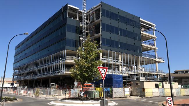 The $40 million State Government building on Nile St, Port Adelaide. Picture: Ashleigh Pisani